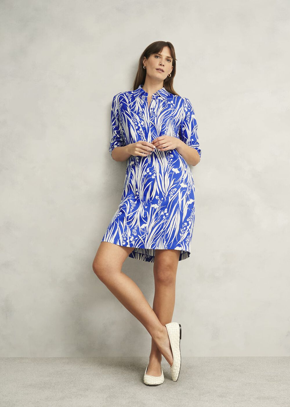 Marciella Tunic Dress, Blue Multi, hi-res