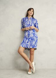 Marciella Tunic Dress, Blue Multi, hi-res