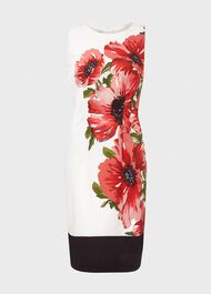 Moira Floral Shift Dress, Red Multi, hi-res