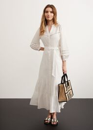 Selset Dress, White, hi-res