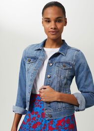 Mariam Denim Jacket, Blue, hi-res