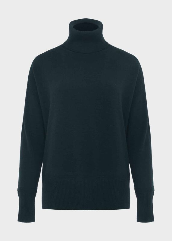 Delora Cashmere Roll Neck Jumper