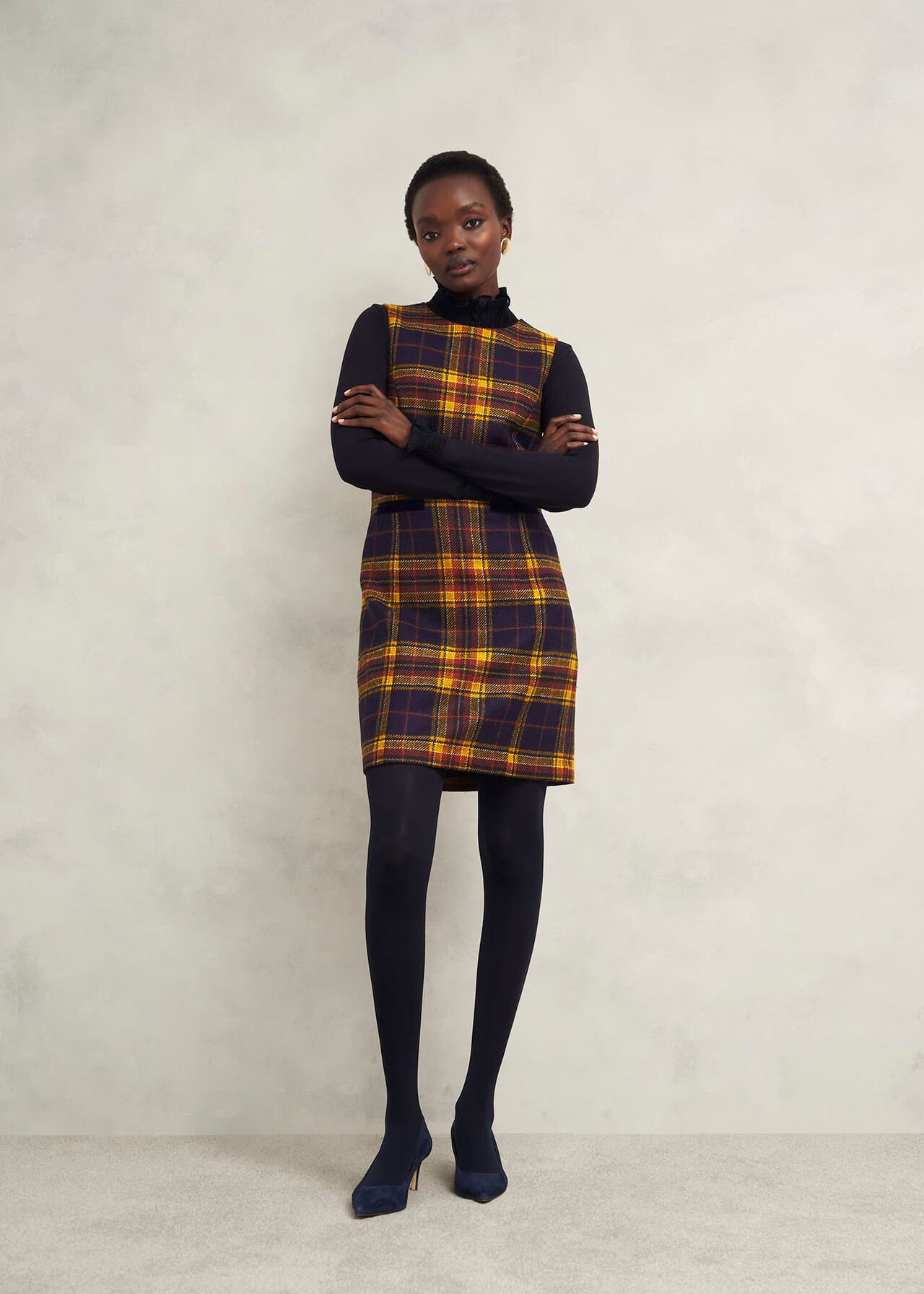Sera Frill Top, Hobbs Navy, hi-res