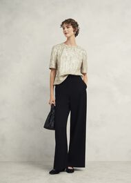 Marlowe Sequin Top, Silver, hi-res