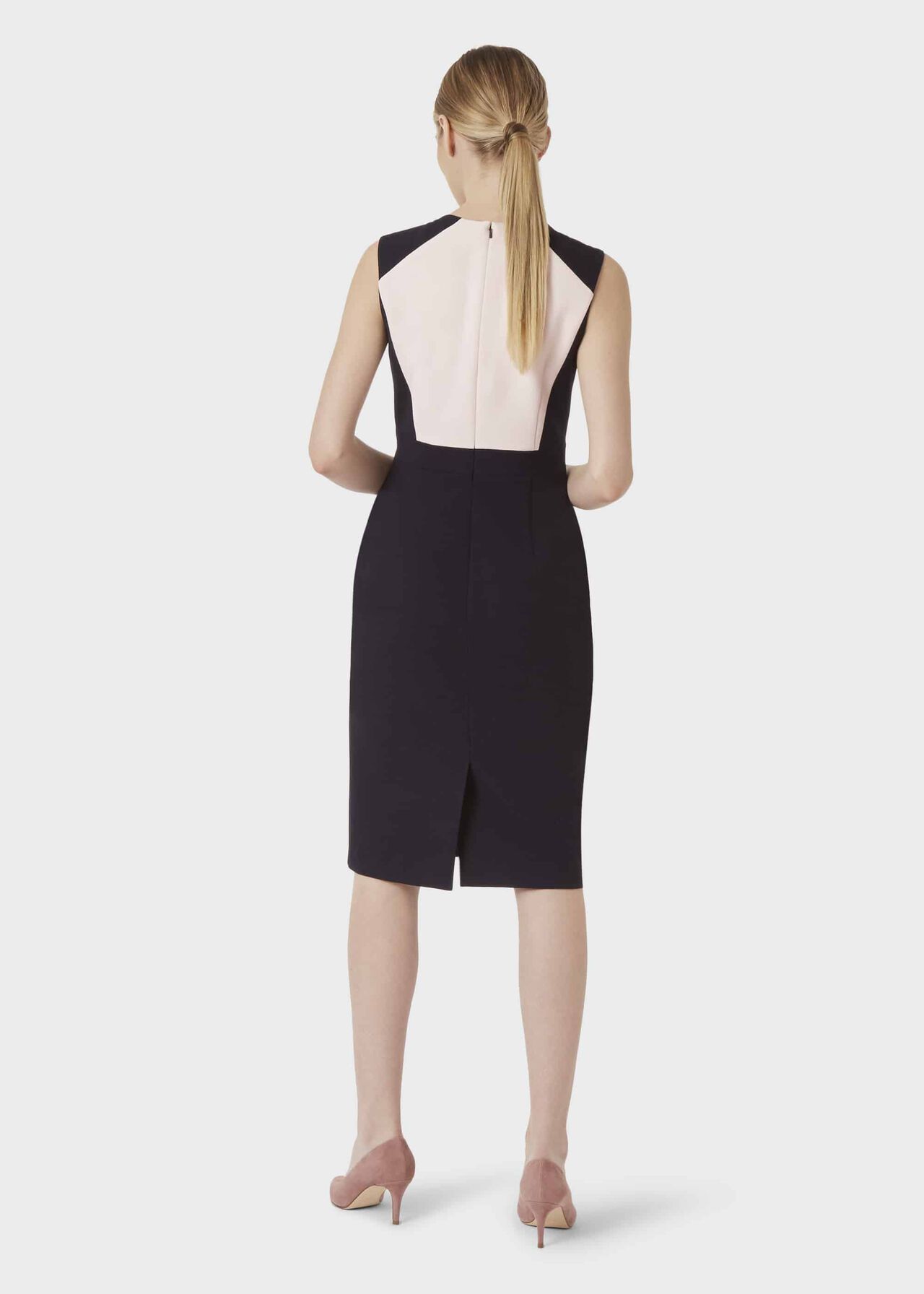 Shea Dress, Navy Pink, hi-res