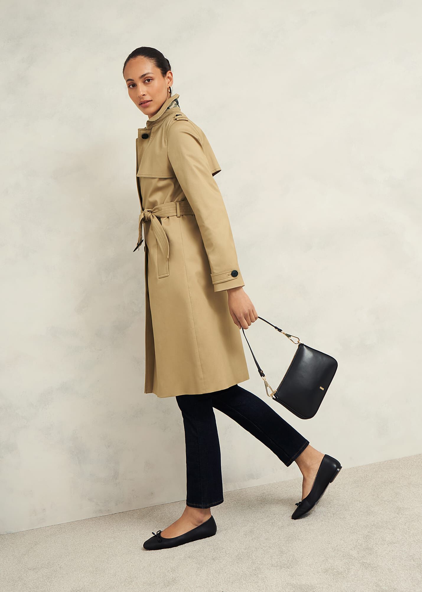 Hallie Shower Resistant Trench Coat | Hobbs US |