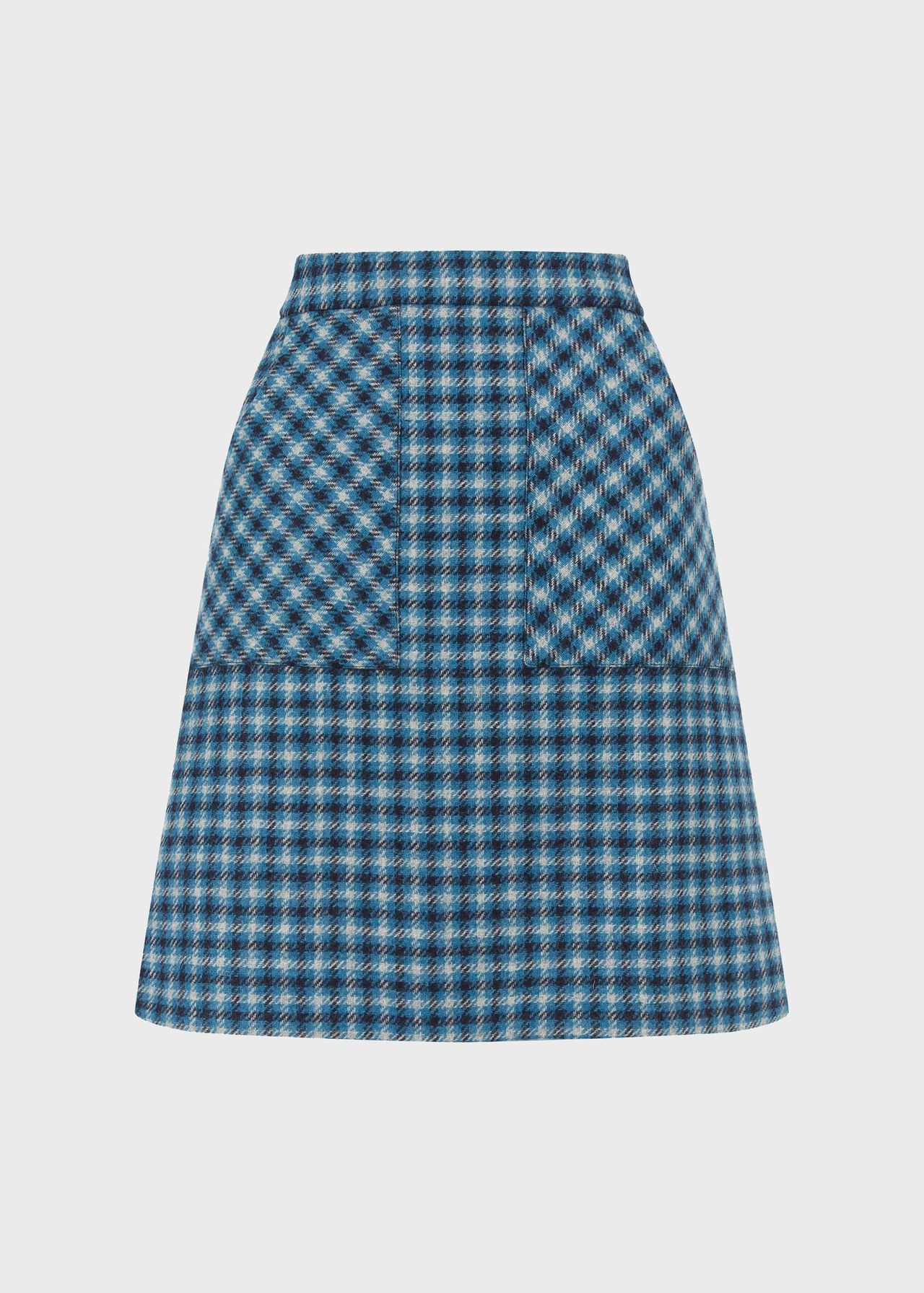 Elodie Wool Skirt, Kingfisher Mult, hi-res