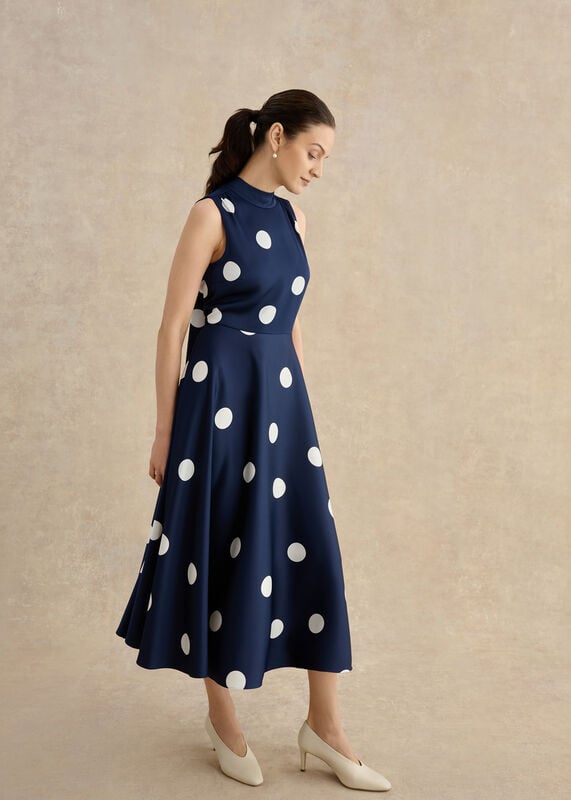 Mia Satin Spot Dress