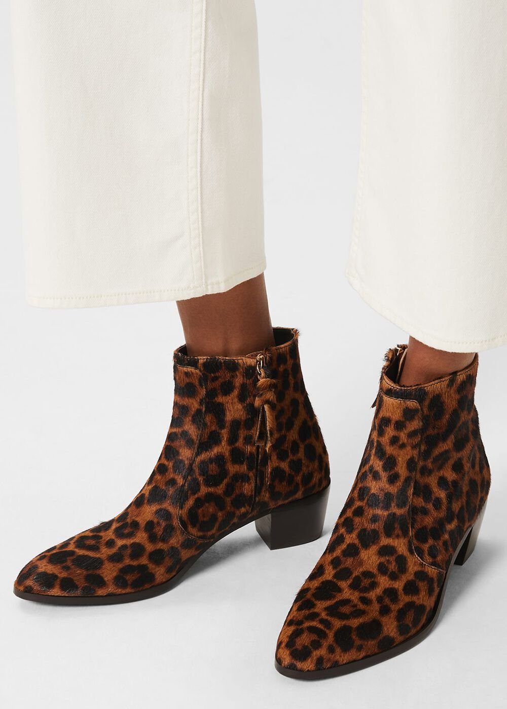 Shona Ankle Boot, Tan Leopard, hi-res