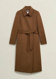 Livia Wool Coat, Vicuna, hi-res