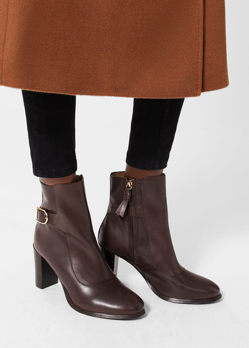 Nell Ankle Boot, Chocolate, hi-res