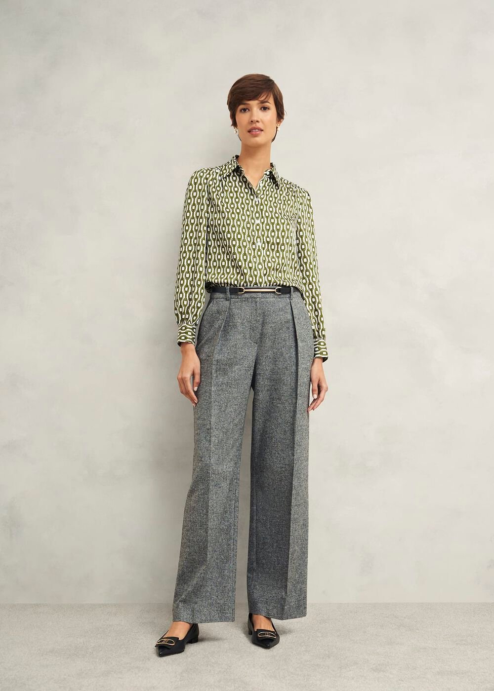 Tallie Shirt, Ivory Green, hi-res