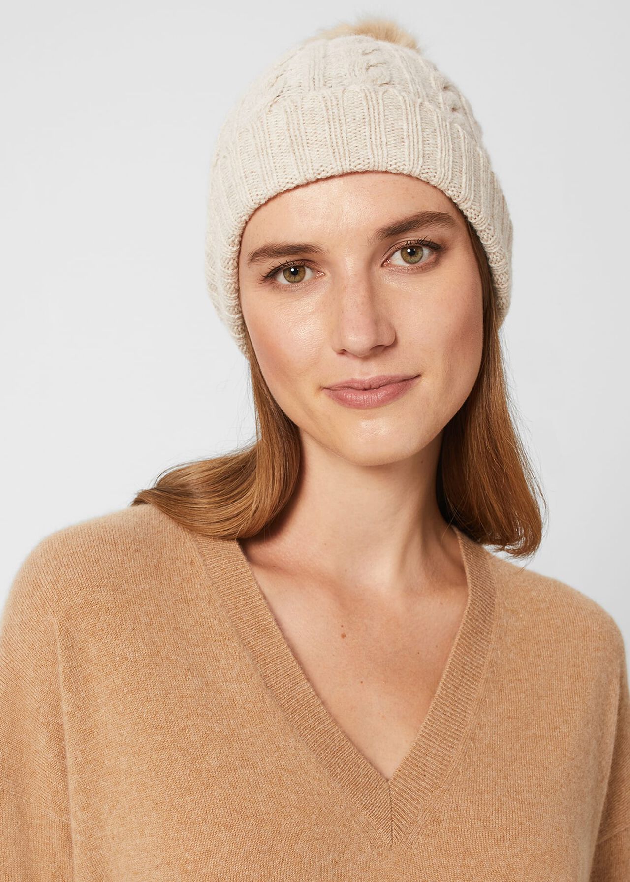 Taylor Cable Hat, Natural, hi-res