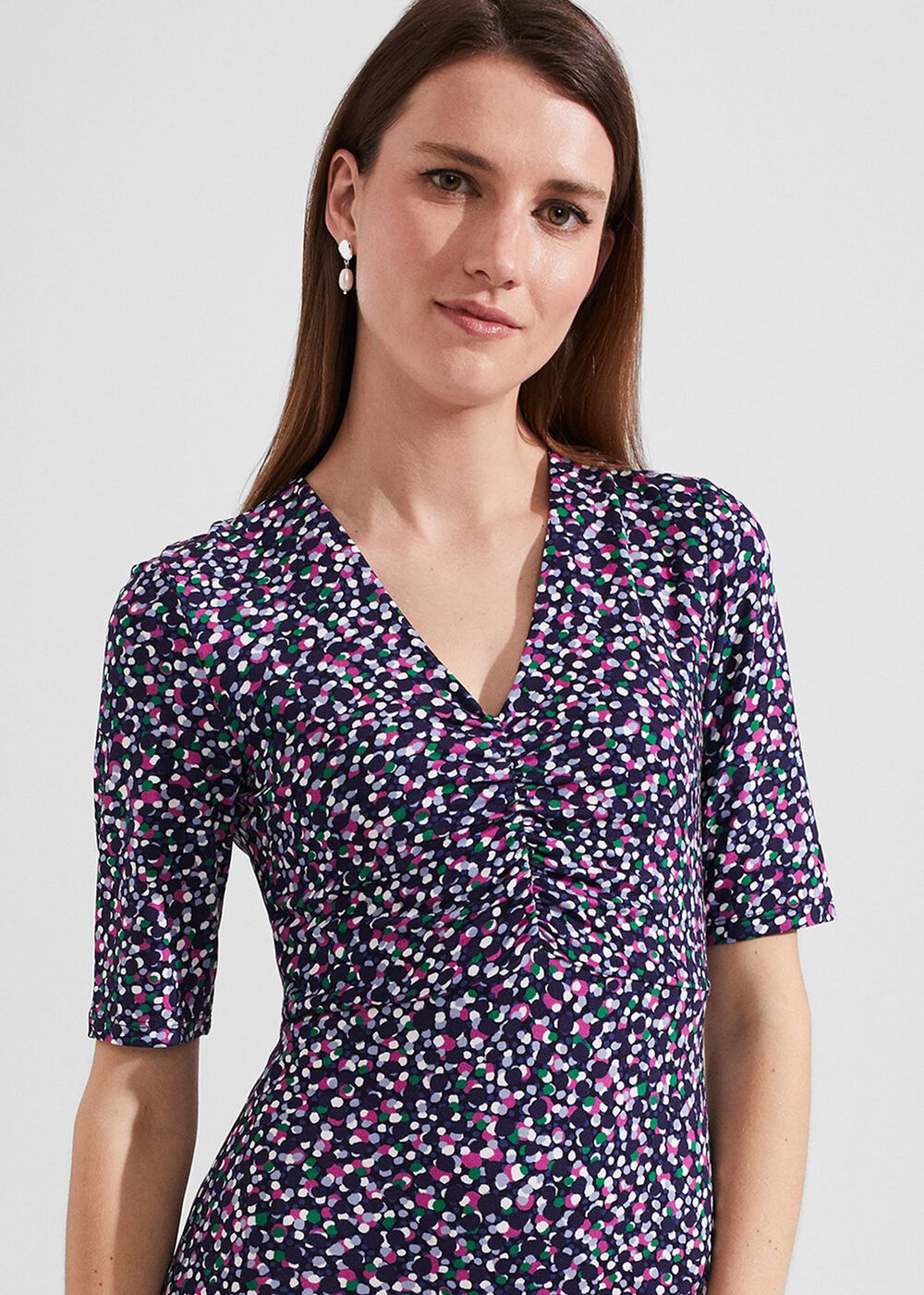 Frankie Dress, Navy Multi, hi-res