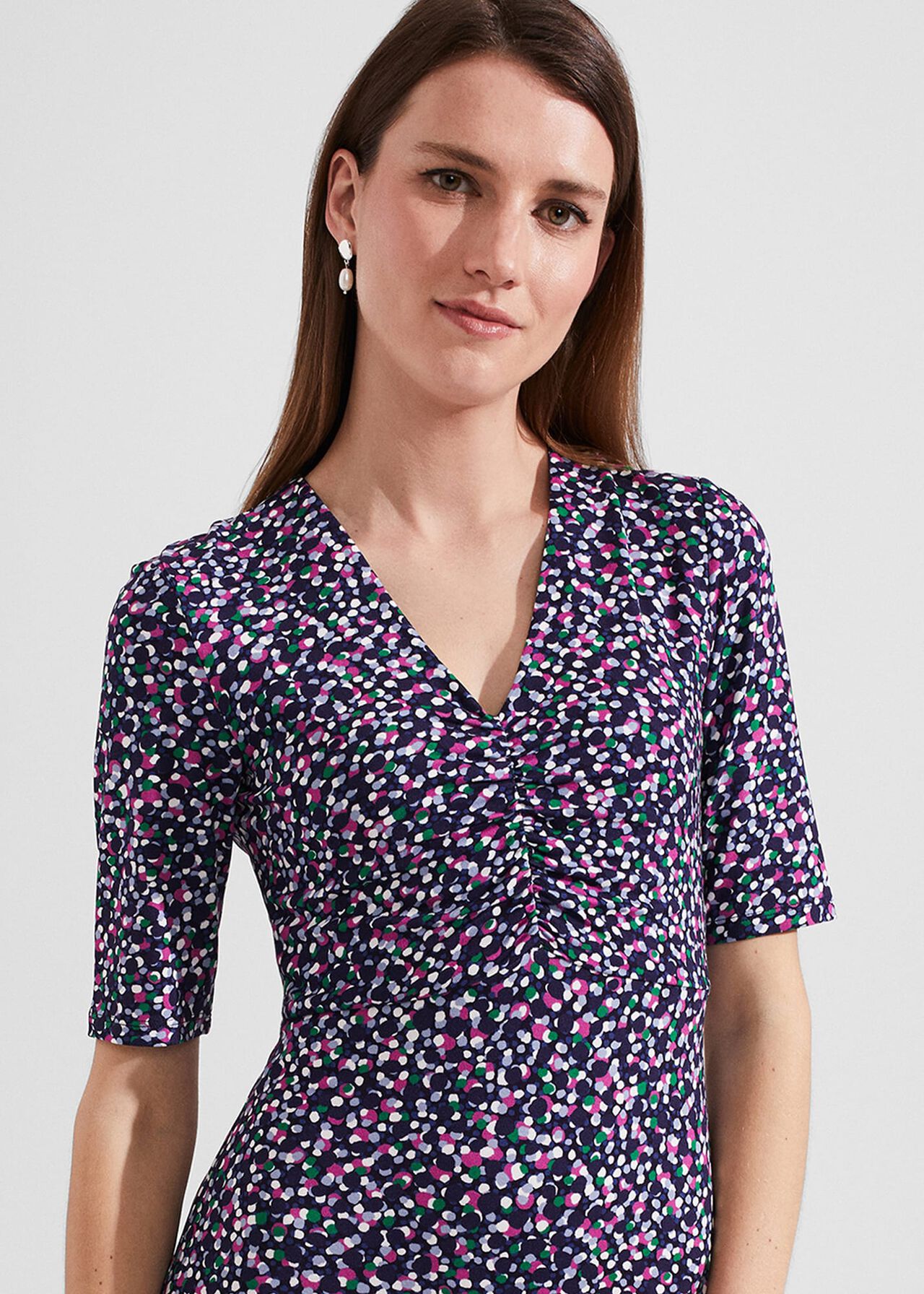 Frankie Dress, Navy Multi, hi-res