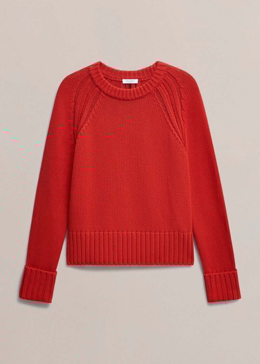 Sukey Cotton Jumper, Pepper Red, hi-res