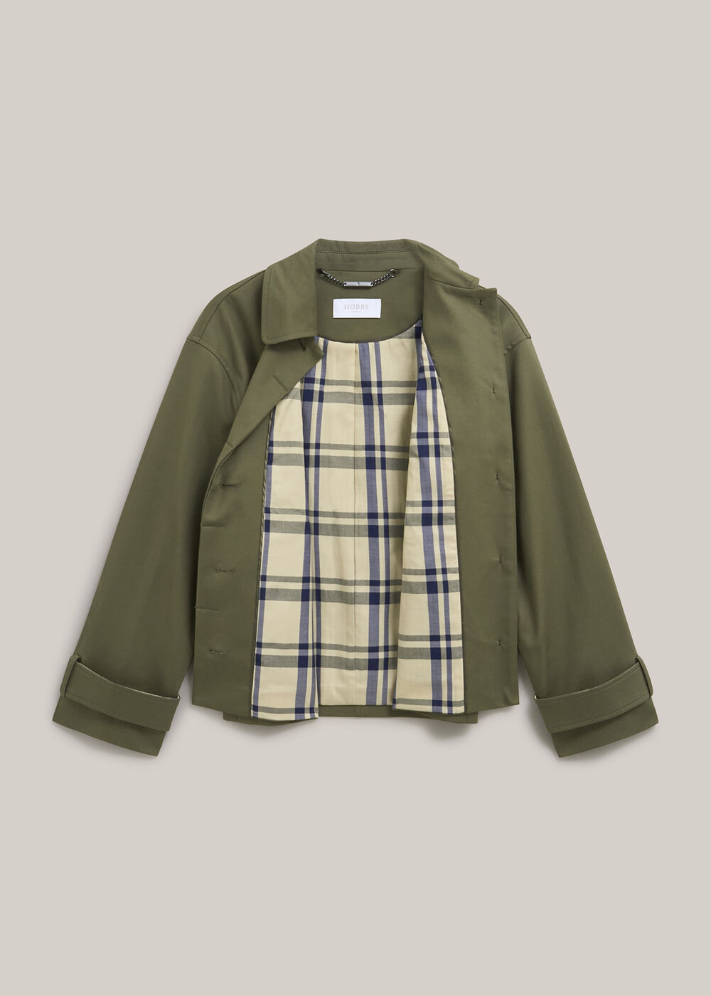 Frida Shower Resistant Trench Coat, Olive Green, hi-res