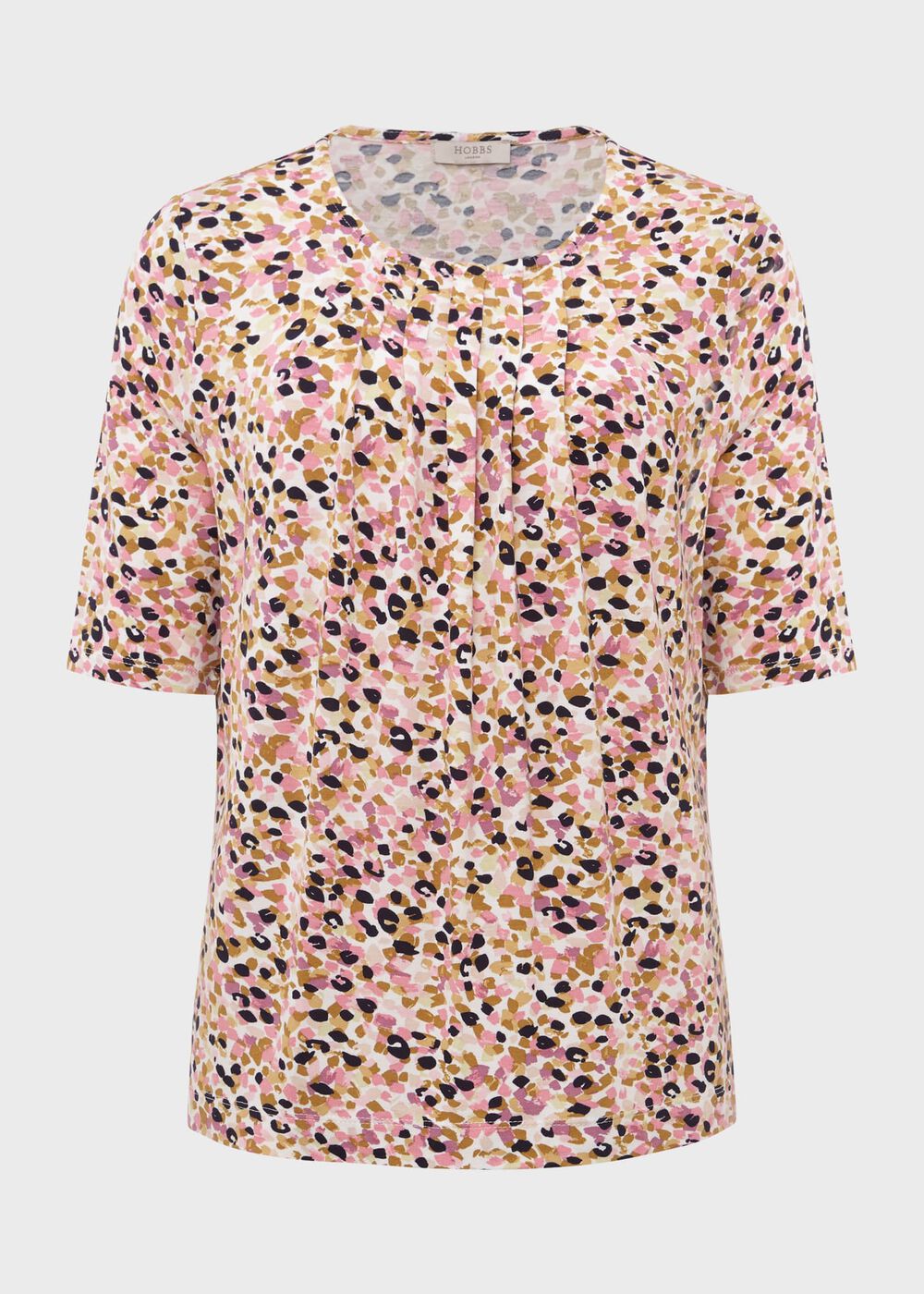 Jacqueline Print Top, Ivory Multi, hi-res