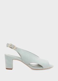 Riley Suede Sandals, Sage Green, hi-res