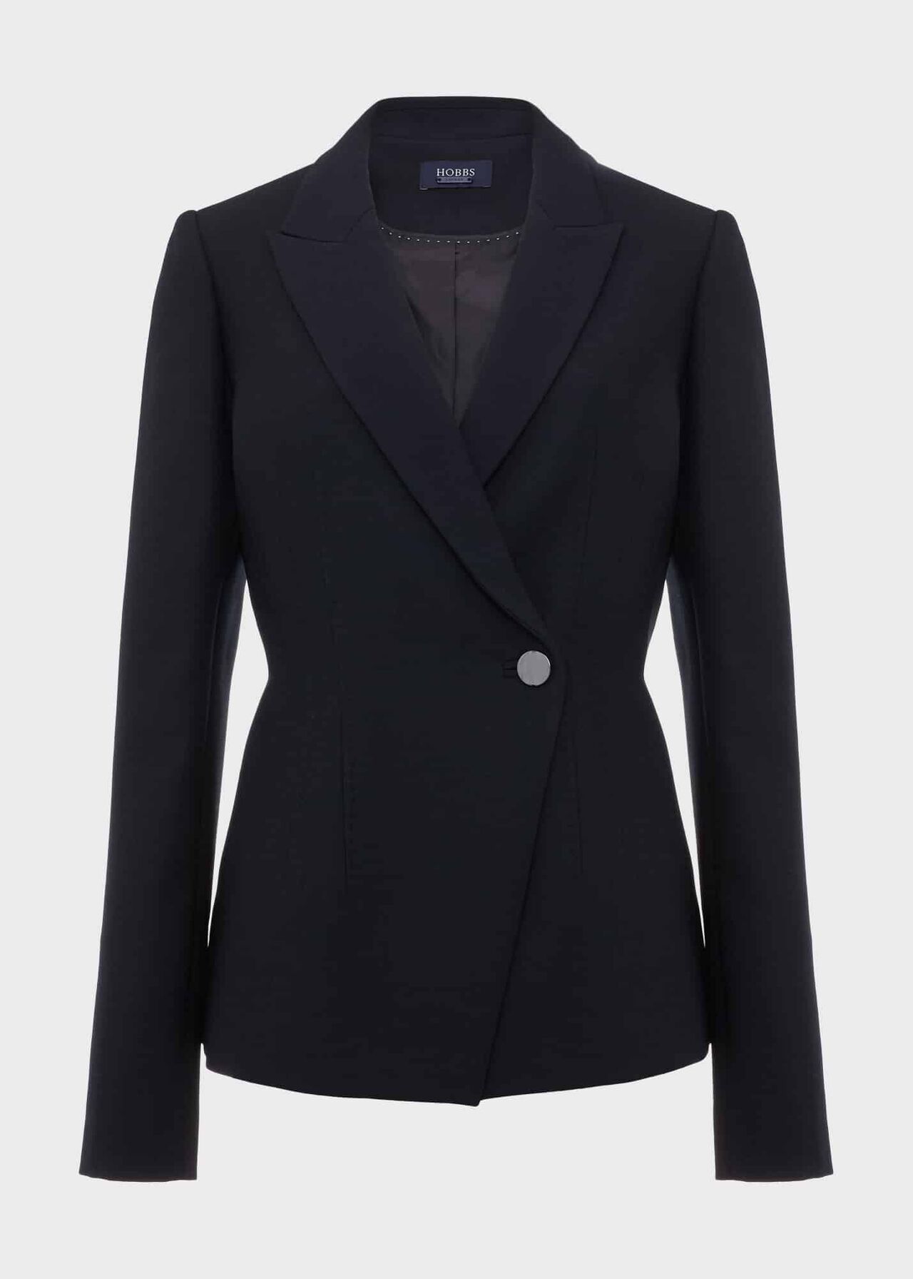 Diana Wool Jacket, Black, hi-res
