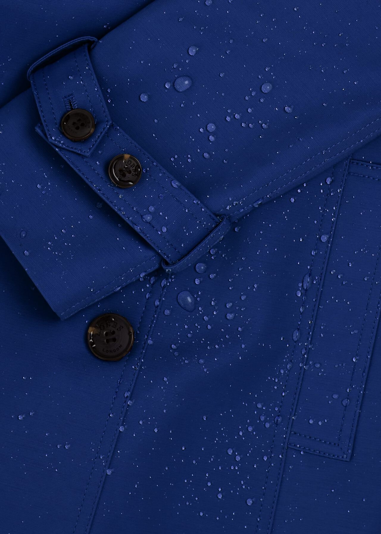 Saskia Water Resistant Trench Coat, Cobalt, hi-res