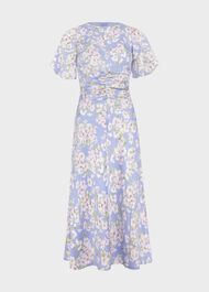 Vita Floral Midi Dress, Blue Multi, hi-res