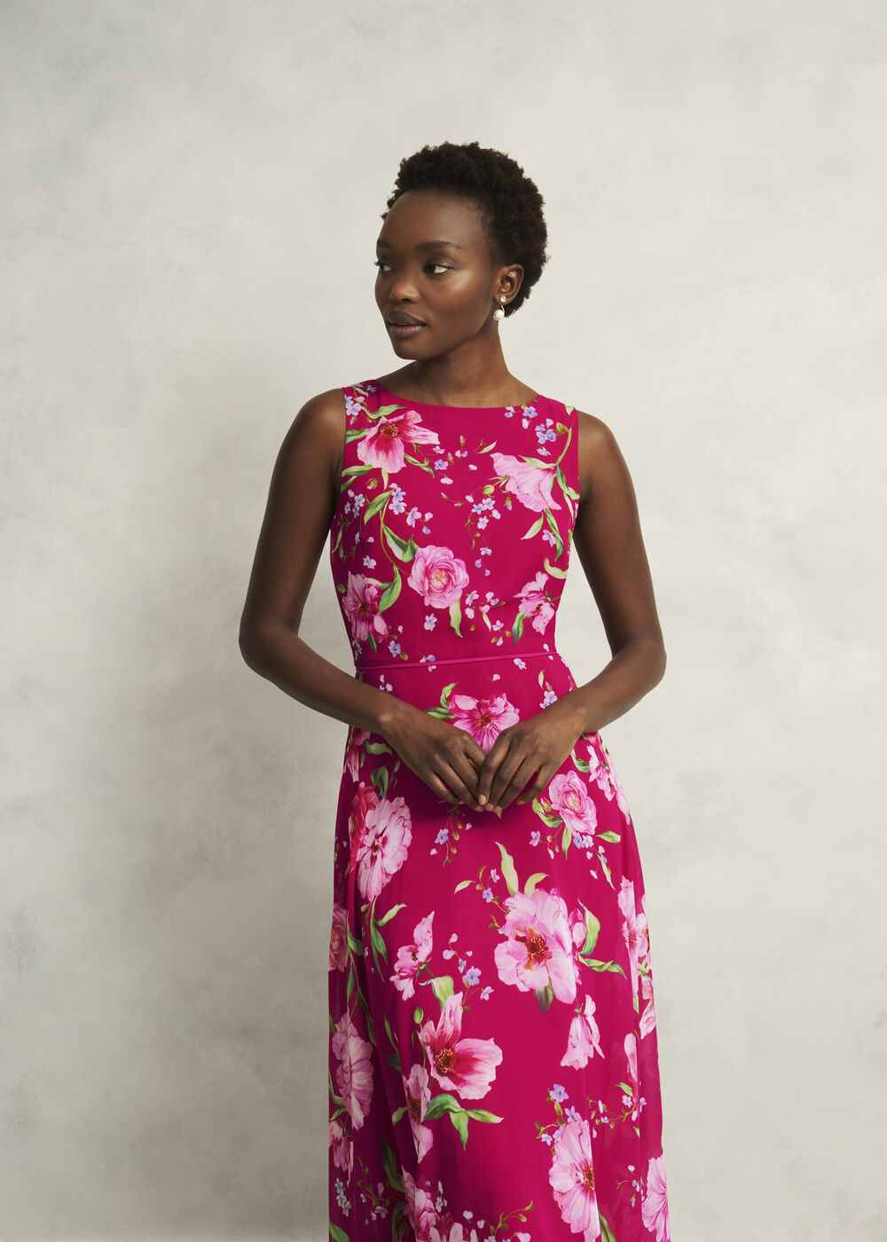 Petite Carly Dress, Pink Multi, hi-res