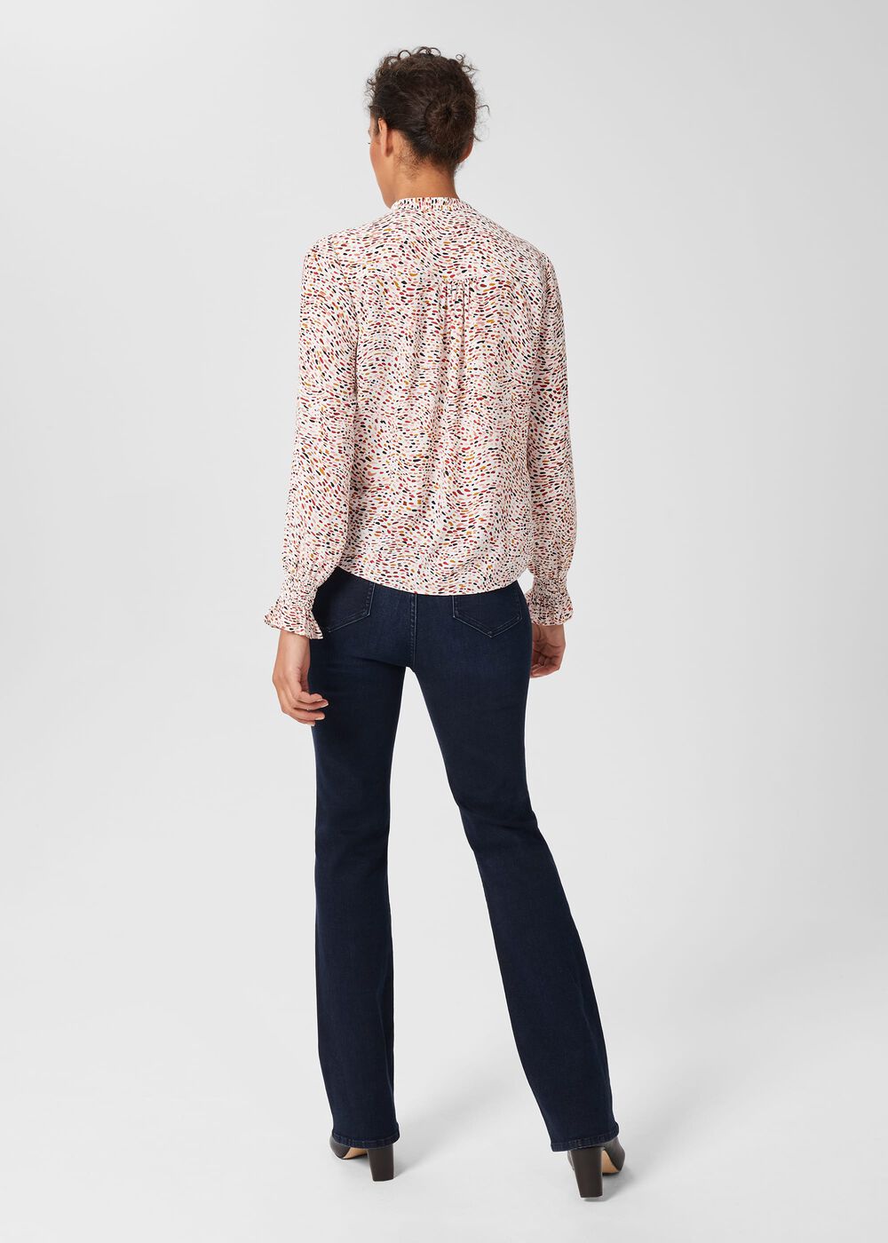 Aisha Blouse, Chalk Multi, hi-res