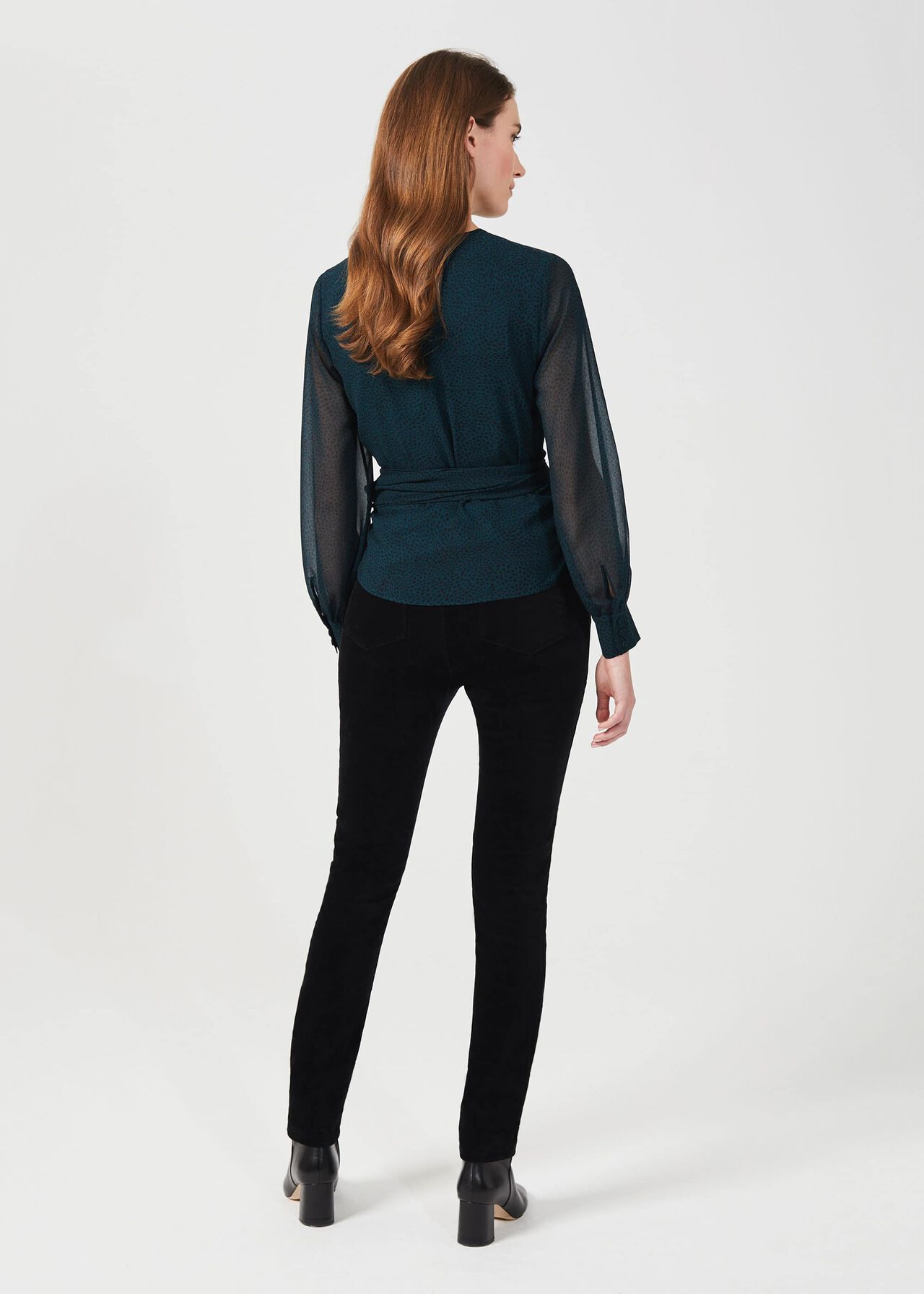 Meadow Blouse, Pine Black, hi-res