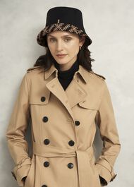 Zuri Reversible Hat, Black Camel, hi-res