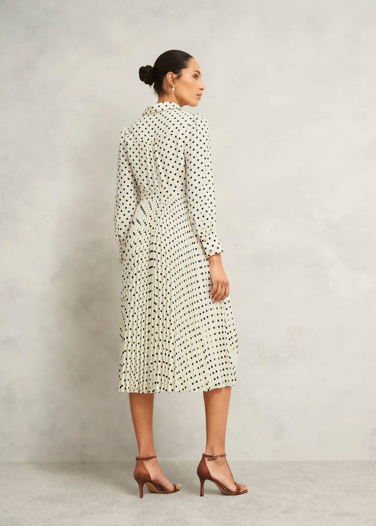 Larina Dress, Ivory Navy, hi-res