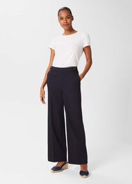 Samina Trousers, Navy, hi-res