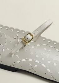 Chrissy Cut Detail Mary Janes, Ivory, hi-res