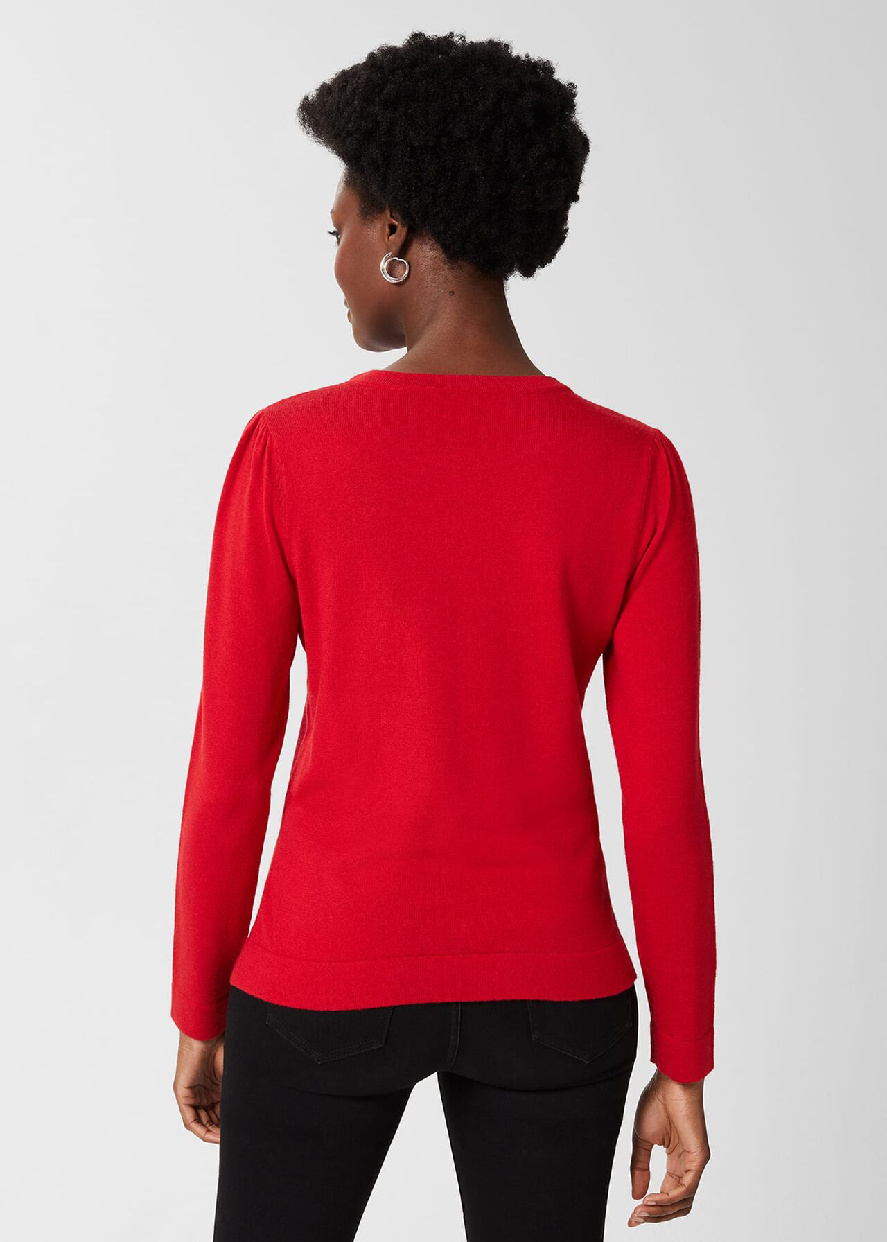 Marlena Sweater, Cherry Red, hi-res