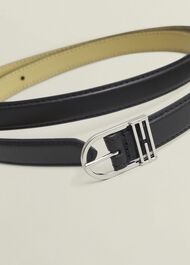 Carmina Leather Hip Belt, Black, hi-res