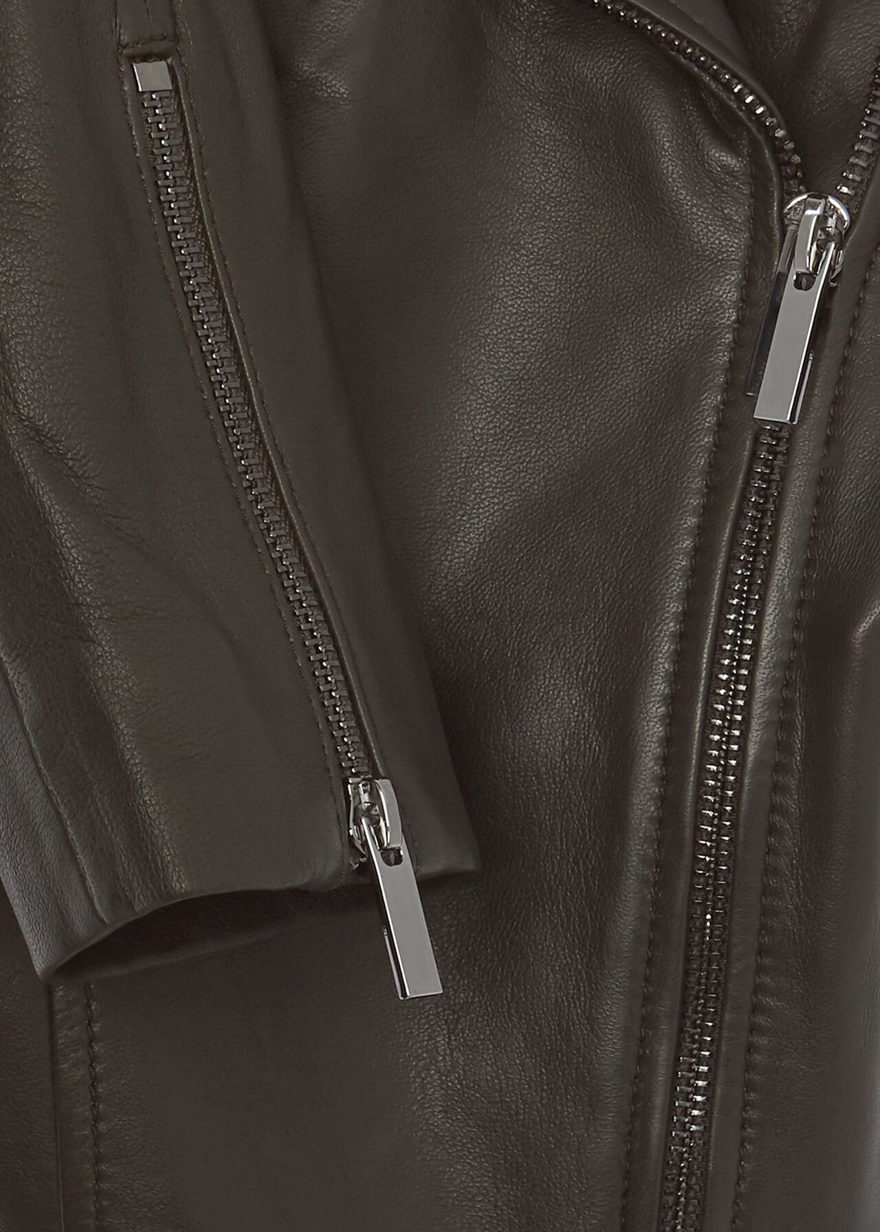 Dakota Leather Jacket, Birch Green, hi-res