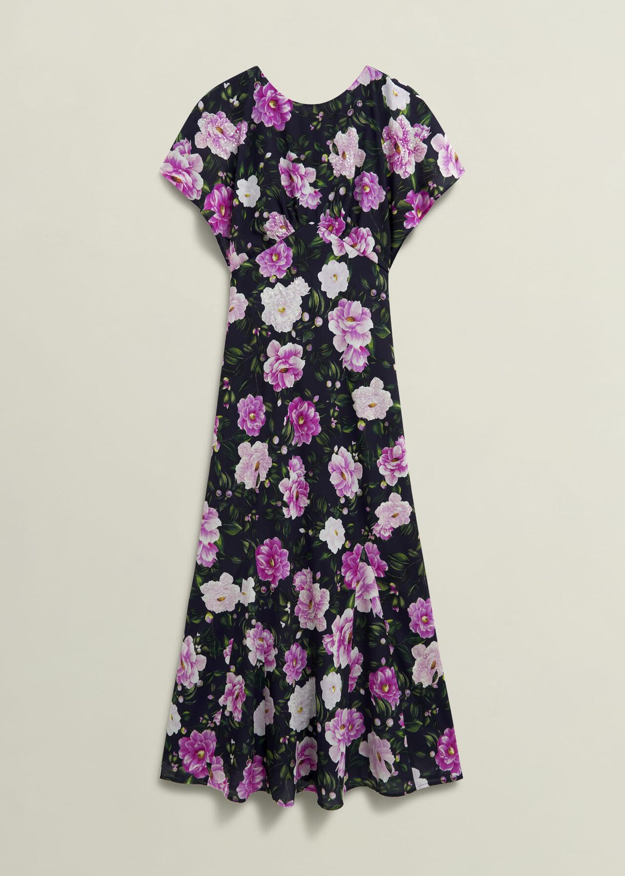 Lalena Sequin Floral Dress, Midnight Multi, hi-res