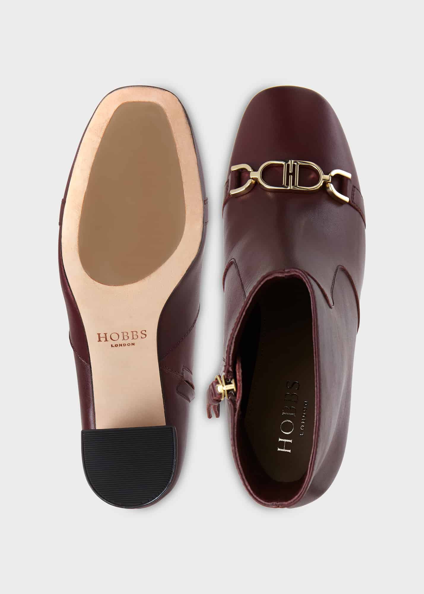Hobbs red boots on sale