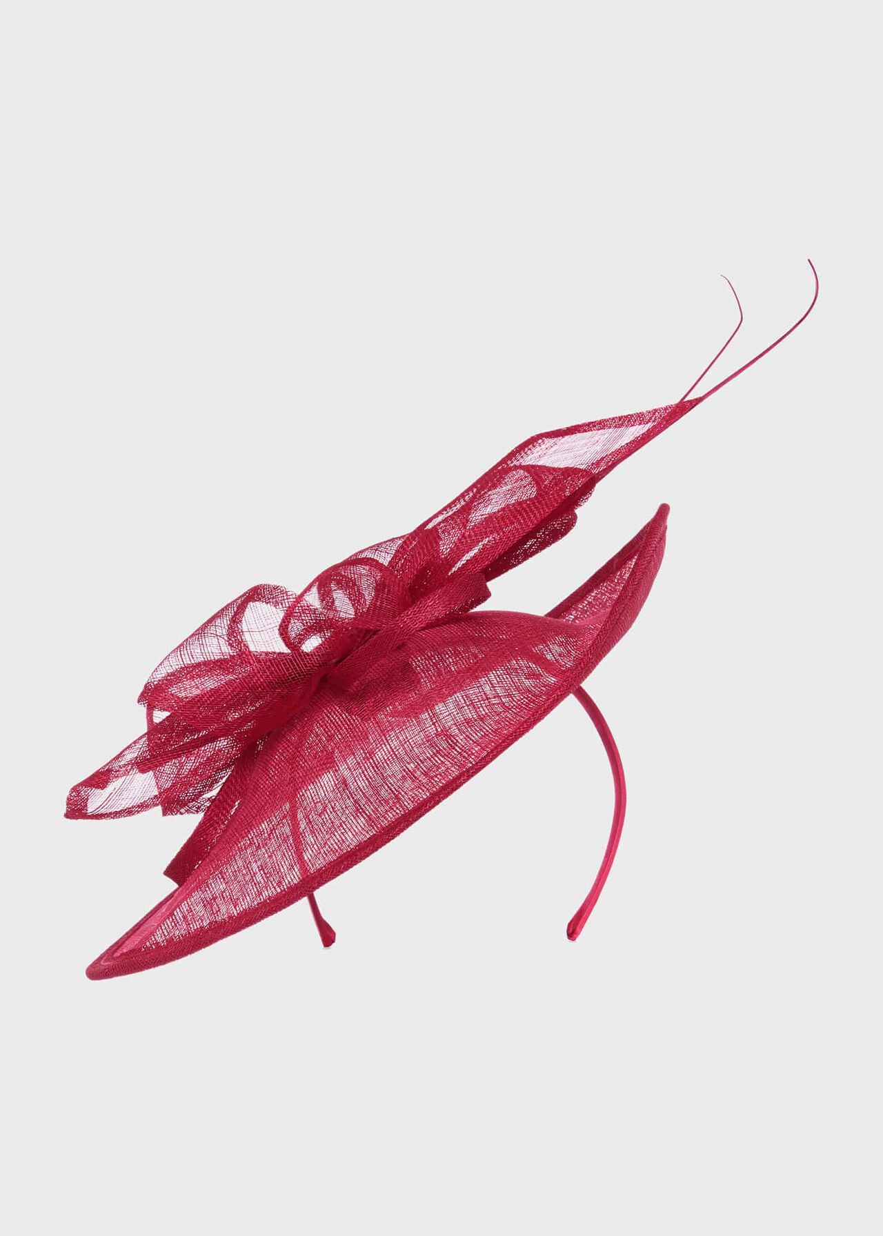 Chloe Fascinator, Jam Pink, hi-res