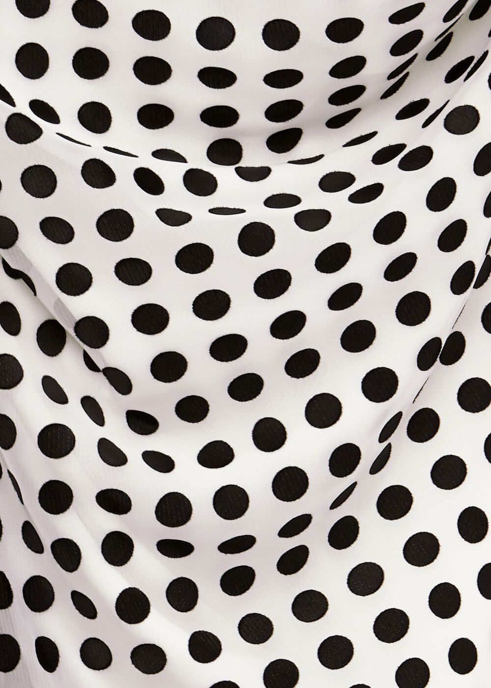 Adeline Jacquard  Spot Dress, Ivory Black, hi-res