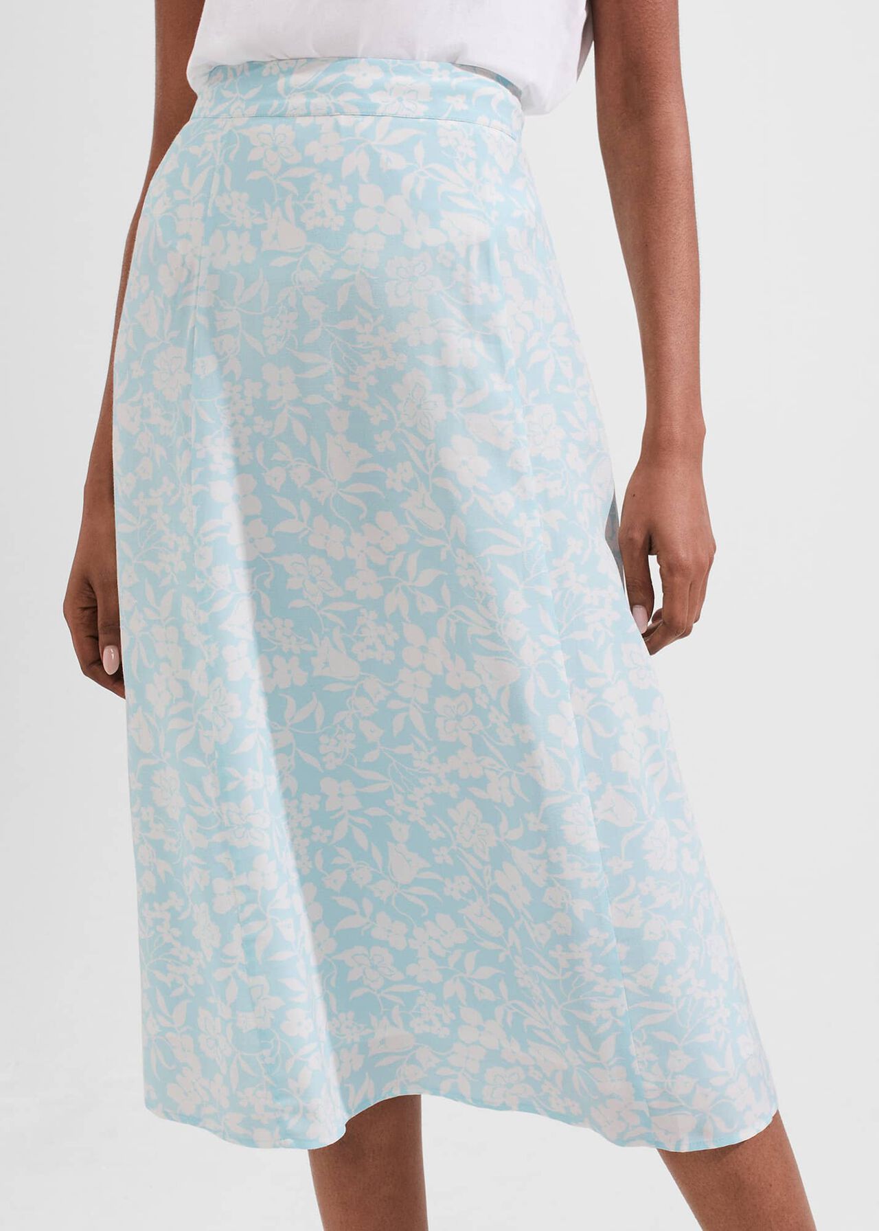 Bhavina Skirt, Blue Ivory, hi-res