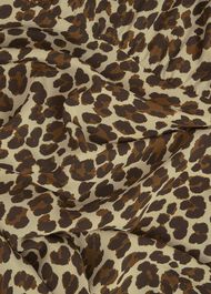 Hampton Leopard Silk Dress, Brown Multi, hi-res