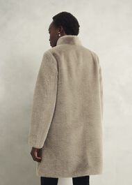 Petite Tarini Faux Fur Coat, Mink, hi-res