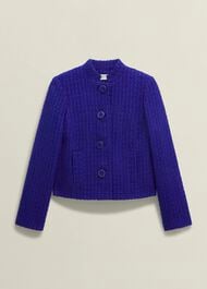 Khloe Jacket With Wool, Cobalt, hi-res