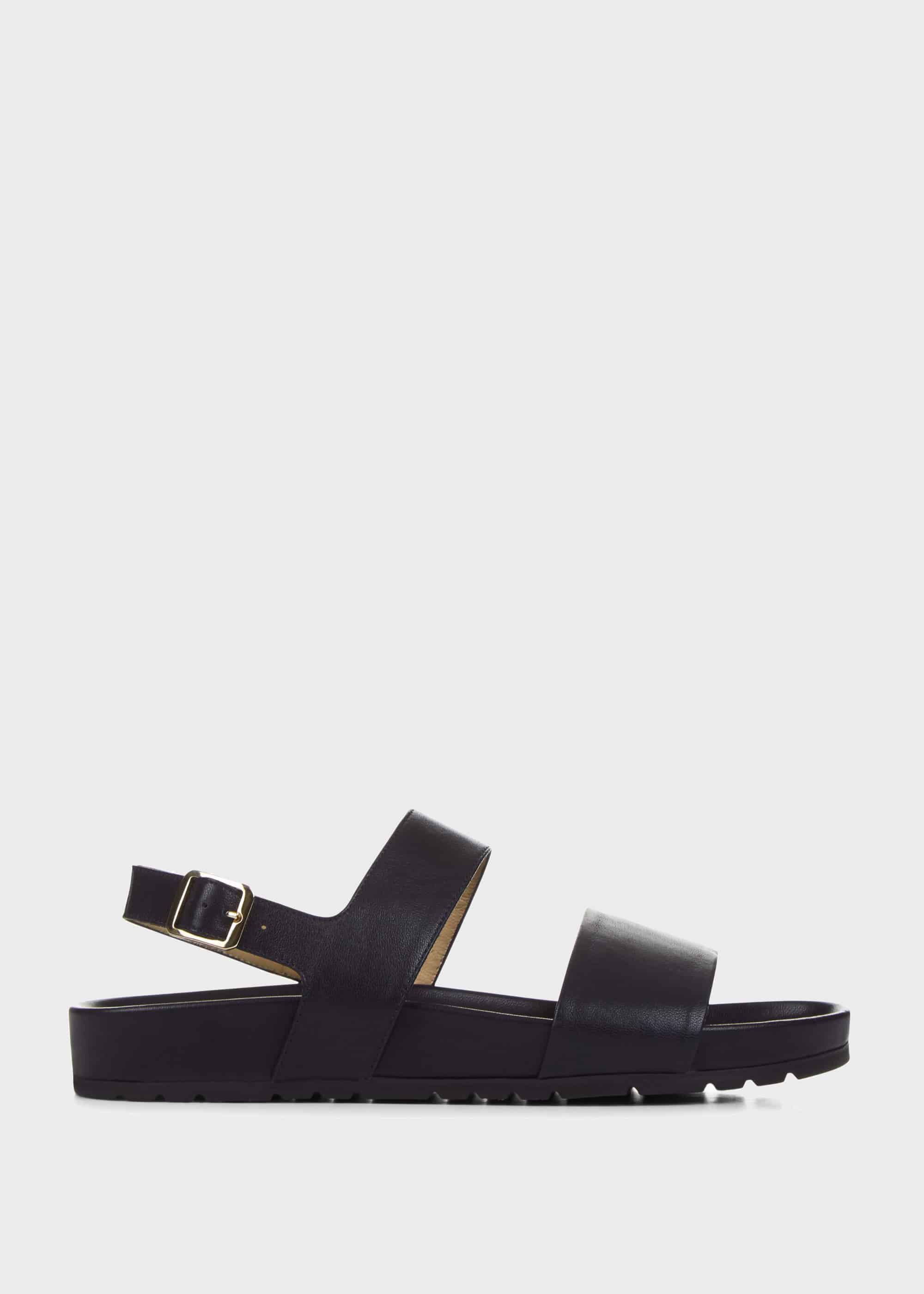 hobbs black sandals