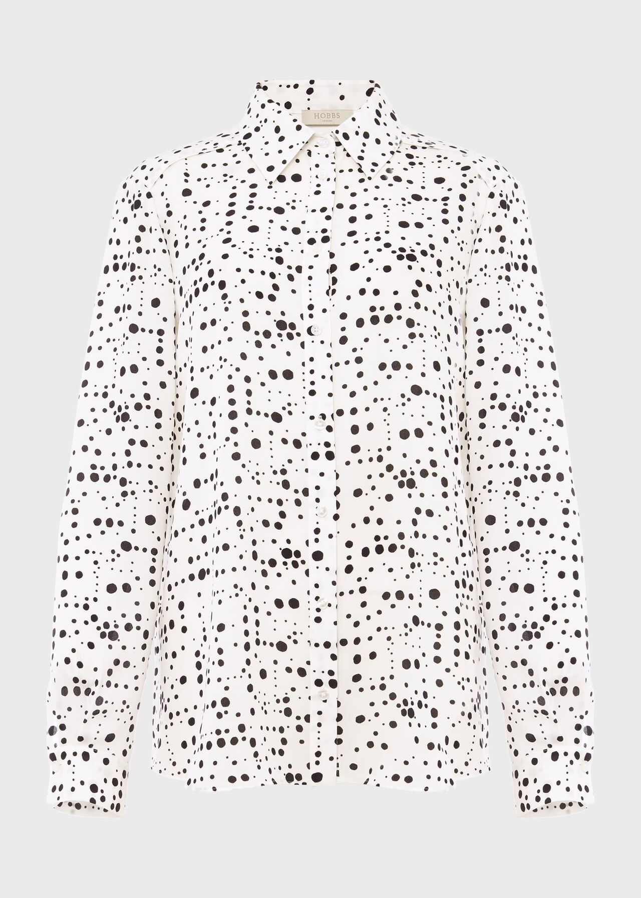 Bobbie Shirt, Ivory Navy, hi-res