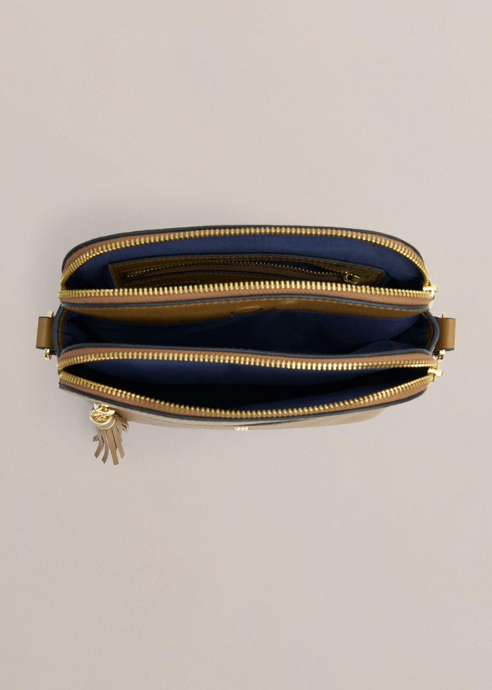 Carlton Crossbody Bag, Tan, hi-res