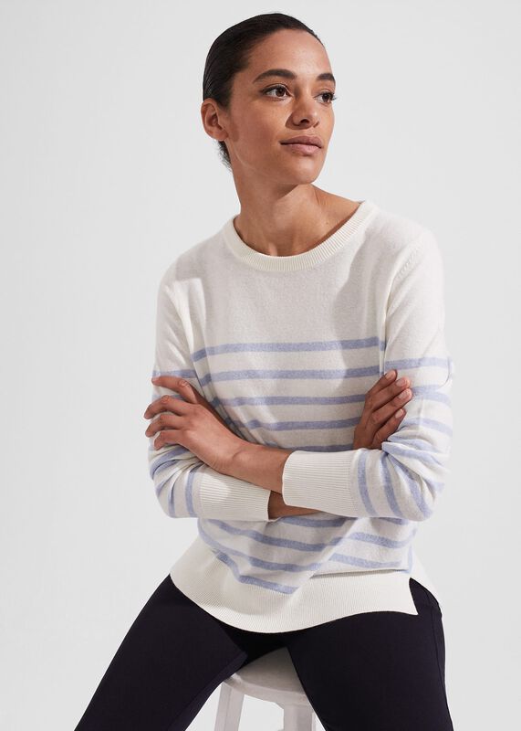 Willa Stripe Sweater With Merino Wool