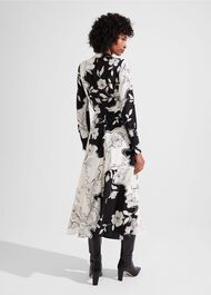 Isadora Silk Dress, Buttercream Mul, hi-res
