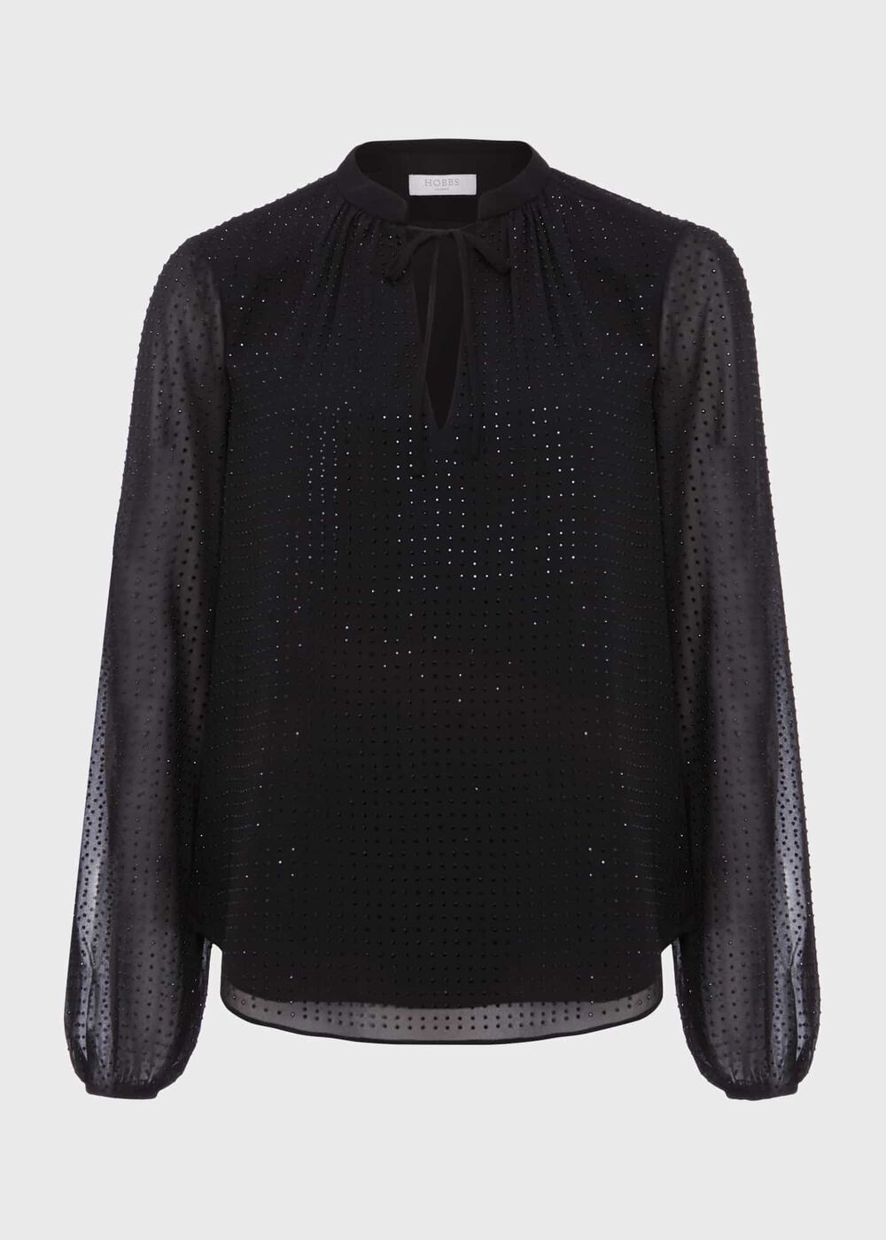 Amira Top, Black, hi-res